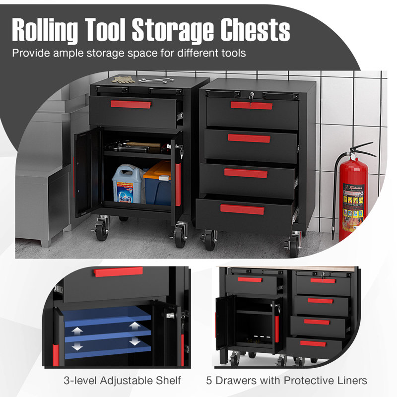 WFX Utility™ 6pcs Garage Cabinets And Storage System Set WFX Utility™ 6pcs Garage Cabinets And Storage System Set